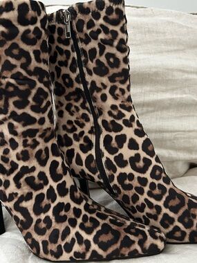 Steve Madden Leopard Print Booties